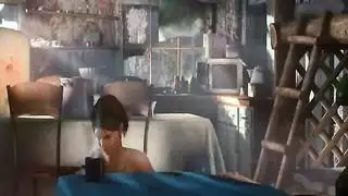 نجمت الإباحية التشيكية سامانثا فيك تخدم عدة زباب على الدرج