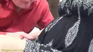 حامل ومثارة: نيك فرجها المقرر ولادته قريباً