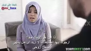 عاهرة محجبة تتعرض لتأديب شرجي عنيف