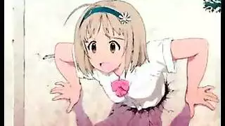 فتاة كرتونية مثارة تحصل على تدمير قاسي لفتحتها الضيقة