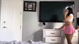 إجازة صريحة: الفتاة العربية الممتلئة روكسي تمتلئ بالسائل المنوي