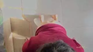 هوس ابنة الأب بالشرج: قضيب صلب في فتحتها المدمرة