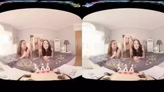 تجربة في آر جنس جماعي: زب واحد، عدة كسات مبللة في في آر إكس إكس إكس